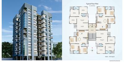 Image of 1510 Sq.ft 3 BHK Apartment / Flat for sale in Sunrise Heights, Atladara, Vadodara for Rs. 4700000