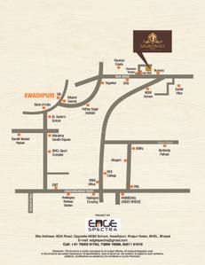 Image of 918 Sq.ft 2 BHK Apartment / Flat for sale in Gagan Palace, Awadhpuri, Bhopal for Rs. 3100000