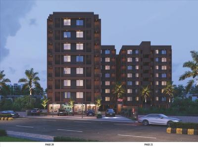 Image of 1080 Sq.ft 2 BHK Apartment / Flat for sale in Shree Shreeji Residency, Chandlodia, Ahmedabad for Rs. 5000000