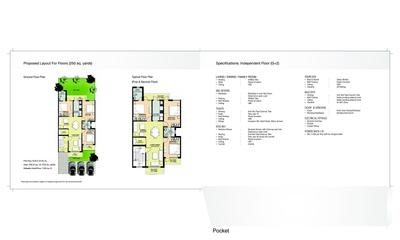 Image of 1646 Sq.ft 3 BHK Apartment / Flat for sale in Omaxe Ambrosia, New Chandigarh, Chandigarh for Rs. 13000000