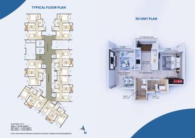 Image of 550 Sq.ft 1 BHK Apartment / Flat for sale in Regency Sapphire, Dombivli East, Thane for Rs. 4000000