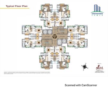 Image of 900 Sq.ft 2 BHK Apartment / Flat for sale in Vardhaman Tower Building Nos 6 And 7, Dombivli East, Thane for Rs. 6400000