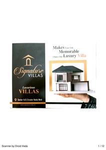 Image of 1855 Sq.ft 3.5 BHK Independent House for sale in SR Signature Villas, Sector 16B, Noida for Rs. 13500000