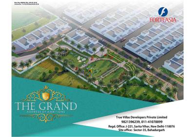 Image of 1259 Sq.ft Residential Plot / Land for sale in True Villas Forteasia The Grand, Mahavir Park, Bahadurgarh for Rs. 10100000