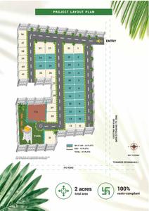 Image of 1200 Sq.ft Residential Plot / Land for sale in VR Shalvi Garden, Devanahalli, Bengaluru for Rs. 6600000