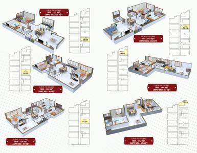 Image of 1200 Sq.ft 3 BHK Apartment / Flat for sale in Mega Signature Annex, Mancheswar, Bhubaneswar for Rs. 9990000