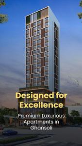 Image of 750 Sq.ft 2 BHK Apartment / Flat for sale in Queenstown Springs, Ghansoli, Navi Mumbai for Rs. 14500000