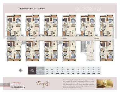 Image of 1225 Sq.ft 2 BHK Apartment / Flat for sale in Vazhraa Vihhari Phase II, Manikonda, Hyderabad for Rs. 12000000