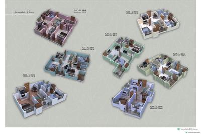 Image of 1062 Sq.ft 3 BHK Apartment / Flat for sale in Narasimha Abasan, Madhyamgram, Kolkata for Rs. 5577600