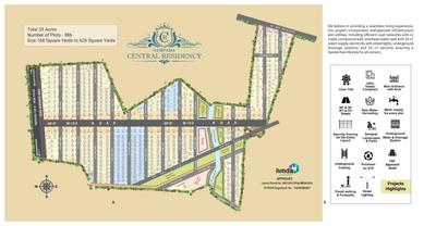 Image of 180 Sq.ft Residential Plot / Land for sale in Sampada Central Residency, Ibrahimpatnam, Hyderabad for Rs. 3190999