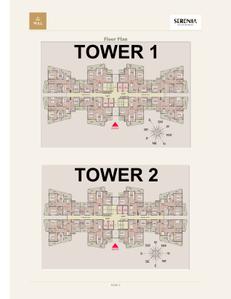 Image of 1200 Sq.ft 3 BHK Apartment / Flat for sale in Wal Serenia 92, Sector 92, Gurgaon for Rs. 15662500