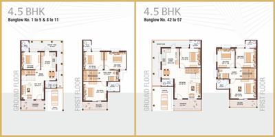 Image of 1111 Sq.ft 4.5 BHK Independent House for sale in Rameshwar Bunglows And Arcade 11, Kuha, Ahmedabad for Rs. 9900000