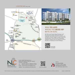 Image of 1200 Sq.ft 2 BHK Apartment / Flat for sale in NLC Riva, Ameenpur, Sangareddy for Rs. 6120000