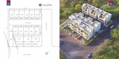 Image of 1709 Sq.ft 4 BHK Villa for sale in Shree Siddhnath Prime Plus, Kapurai, Vadodara for Rs. 8800000