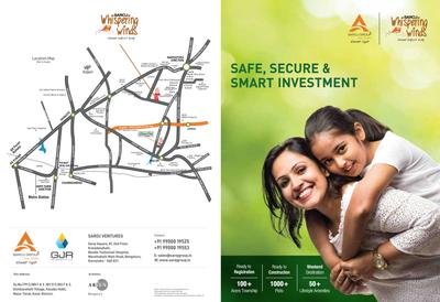 Image of 1200 Sq.ft Residential Plot / Land for sale in Saroj Whispering Winds Brisa, Karudabande Hosahalli, Kolar for Rs. 3400000