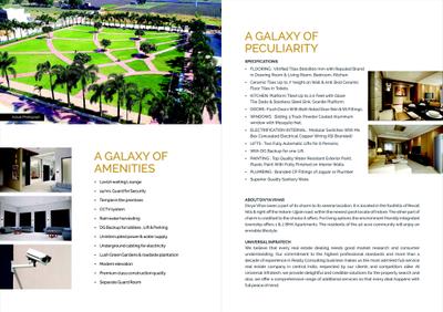 Image of 630 Sq.ft 1 BHK Apartment / Flat for sale in Saakaar Orion Galaxy, Jakhya, Indore for Rs. 2700000