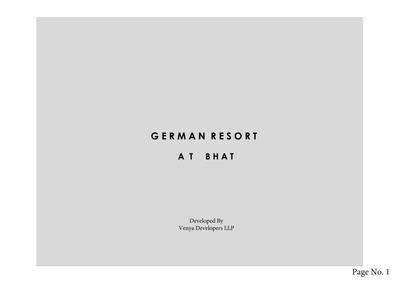 Venya German Resort Brochure 1