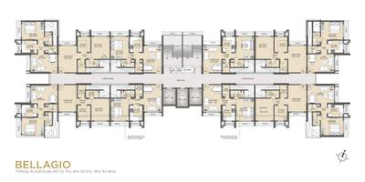 Image of 650 Sq.ft 1 BHK Apartment / Flat for sale in Aarsh Cascade Avenue Bellagio, Kasarvadavali, Thane for Rs. 5000000