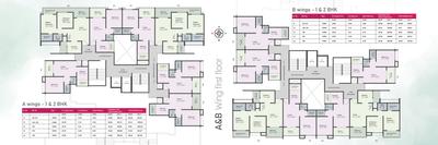 Image of 1680 Sq.ft 2 BHK Apartment / Flat for sale in Wakadkar Aster Park, Jambhe, Pune for Rs. 9100000