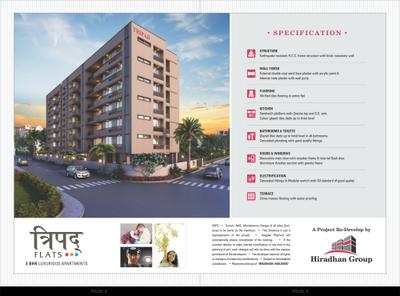 Image of 1890 Sq.ft 3 BHK Apartment / Flat for sale in Hiradhan Tripad Flat, Paldi, Ahmedabad for Rs. 14500000