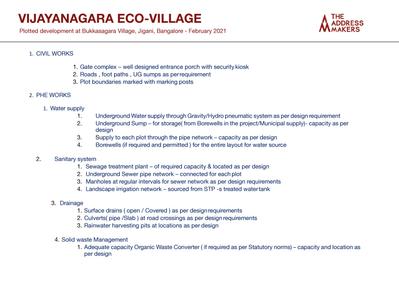 Image of 1286 Sq.ft 3 BHK Apartment / Flat for sale in Address Vijayanagar Eco Village by Address Maker Life Spaces Pvt Ltd, Vijayanagar, Bengaluru for Rs. 22150000