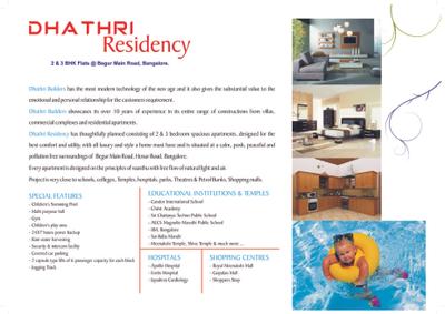 Dhathri Residency Brochure 2