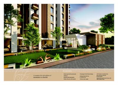 Image of 1050 Sq.ft 3 BHK Apartment / Flat for sale in Shree Radhe Shyam Elite, Bhayli, Vadodara for Rs. 4500000