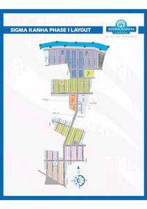 Image of 840 Sq.ft Residential Plot / Land for sale in Sigma Kanha, Saliwada, Jabalpur for Rs. 1680000