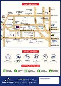 Image of 925 Sq.ft Residential Plot / Land for sale in Vikaa Royal Garden, West Tambaram, Chennai for Rs. 3236575