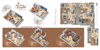 Image of 1050 Sq.ft 2 BHK Apartment / Flat for sale in Abhinaya Heights, Yemalur, Bengaluru for Rs. 13000000