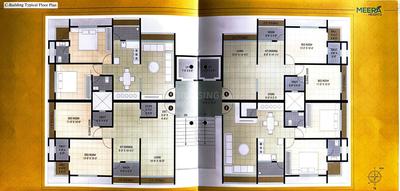 Image of 1350 Sq.ft 2 BHK Apartment / Flat for sale in Meera Heights, Bhimrad, Surat for Rs. 6500000