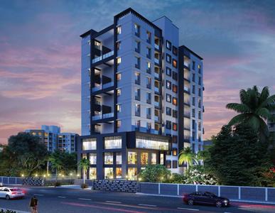 Image of 1000 Sq.ft 2 BHK Apartment / Flat for sale in Lanke Westen Tower, Wakad, Pune for Rs. 8500000