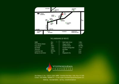Image of 1000 Sq.ft 2 BHK Apartment / Flat for sale in Vishwakarma Vedant, Undri, Pune for Rs. 5800000