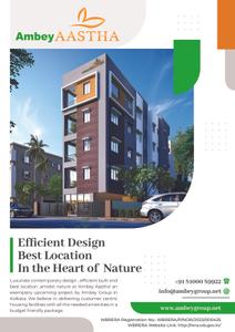 Image of 790 Sq.ft 2 BHK Apartment / Flat for sale in Ambey Aastha, New Town, Kolkata for Rs. 3638629