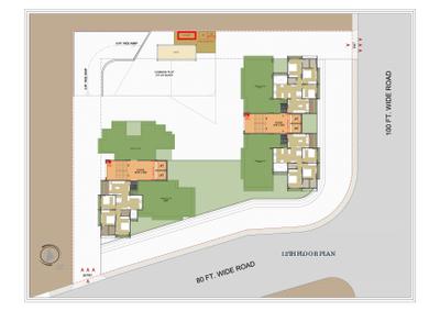 Image of 1674 Sq.ft 3 BHK Apartment / Flat for sale in Param Paarijat Skyz, Sargasan, Gandhinagar for Rs. 7500000