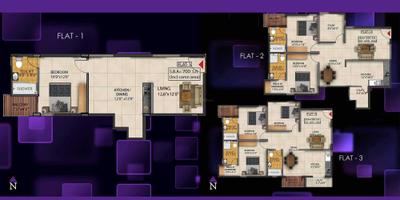 Image of 1100 Sq.ft 2 BHK Apartment / Flat for sale in Kritan Asta, Bommasandra, Bengaluru for Rs. 7500000