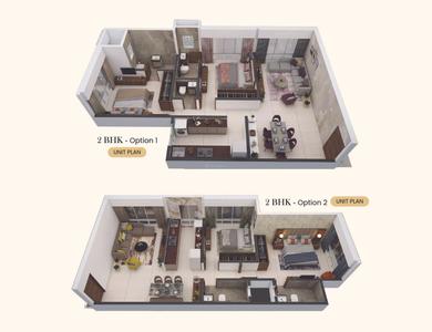 Image of 550 Sq.ft 1 BHK Apartment / Flat for sale in Sadguru Avighna, Malad West, Mumbai for Rs. 10800000