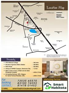 Image of 1120 Sq.ft 2 BHK Apartment / Flat for sale in Smart MR Green Woods, Electronic City, Bengaluru for Rs. 6700000