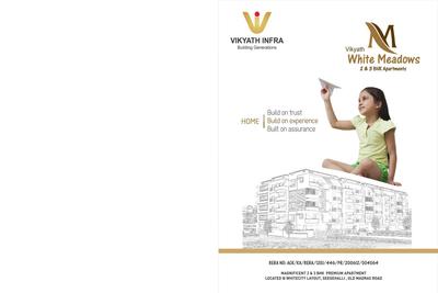 Image of 1450 Sq.ft 3 BHK Apartment / Flat for sale in Vikyath White Meadows by Vikyath Infra, K R Puram, Bengaluru for Rs. 15800000