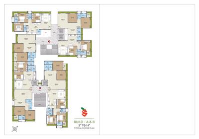 Image of 1855 Sq.ft 3 BHK Apartment / Flat for sale in Orenge Residency, Jahangir Pura, Surat for Rs. 7200000