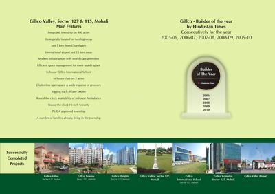 Image of 1080 Sq.ft 2 BHK Apartment / Flat for sale in Gillco Valley, Sector 127, Mohali for Rs. 5590000