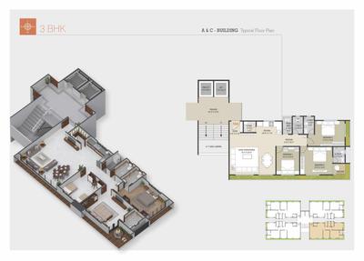Image of 2565 Sq.ft 4 BHK Apartment / Flat for sale in Shilalekh Shukan Lifestyle, Pal Gam, Surat for Rs. 14877000