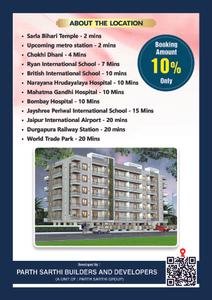 Image of 1823 Sq.ft 4 BHK Apartment / Flat for sale in Parth Platina, Beelwa, Jaipur for Rs. 8000000