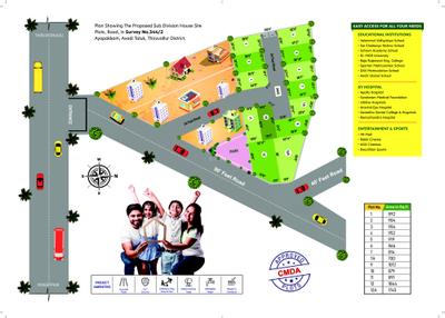 Image of 548 Sq.ft 1 BHK Apartment / Flat for sale in GP Homes Pearl Heritage, Ayapakkam, Chennai for Rs. 3500000