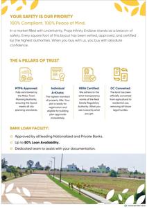 Image of 1200 Sq.ft Residential Plot / Land for sale in Praja Infinity Enclave, Malur, Kolar for Rs. 4400000