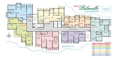 Image of 1360 Sq.ft 2 BHK Apartment / Flat for sale in Kirthi Palmville Phase II, Adi-udupi, Udupi for Rs. 8800000