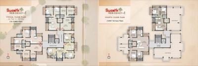 Image of 1325 Sq.ft 3 BHK Apartment / Flat for sale in Maniratnam Swastik Residency 1, Chanod Colony, Vapi for Rs. 3500000