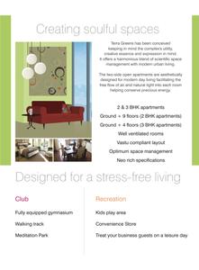 Image of 995 Sq.ft 2 BHK Apartment / Flat for sale in Terra Greens, Sector 16, Bhiwadi for Rs. 3000000