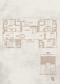 Image of 970 Sq.ft 2 BHK Apartment / Flat for sale in Suparshva Terraces Forjett Hill, Malabar Hill, Mumbai for Rs. 50400000