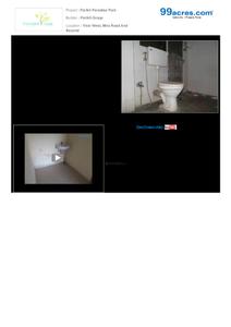 Image of 900 Sq.ft 2 BHK Apartment / Flat for sale in Parikh Paradise Tower, Virar West, Virar for Rs. 6800000